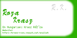 roza krasz business card